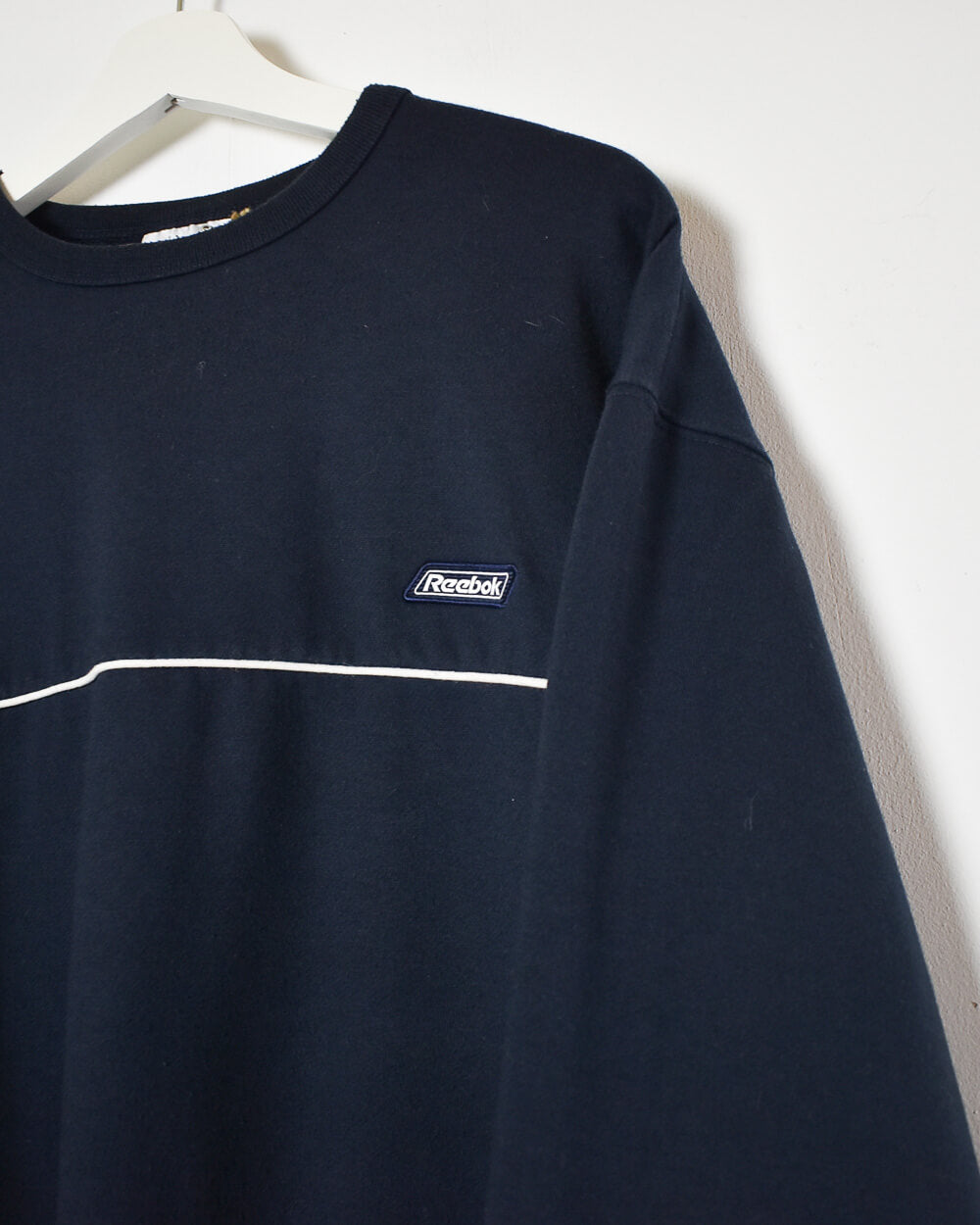 Navy Reebok Sweatshirt - Medium