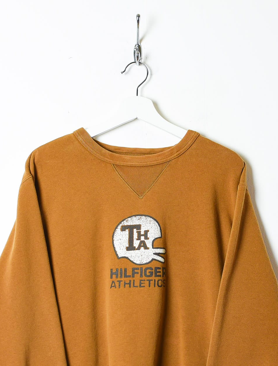 Brown Tommy Hilfiger Athletics Sweatshirt - Large