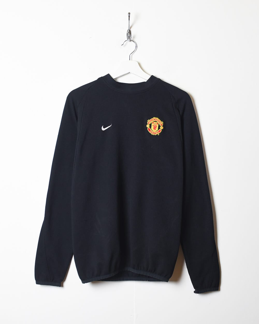 Black Nike Manchester United Long Sleeved T-Shirt - Medium