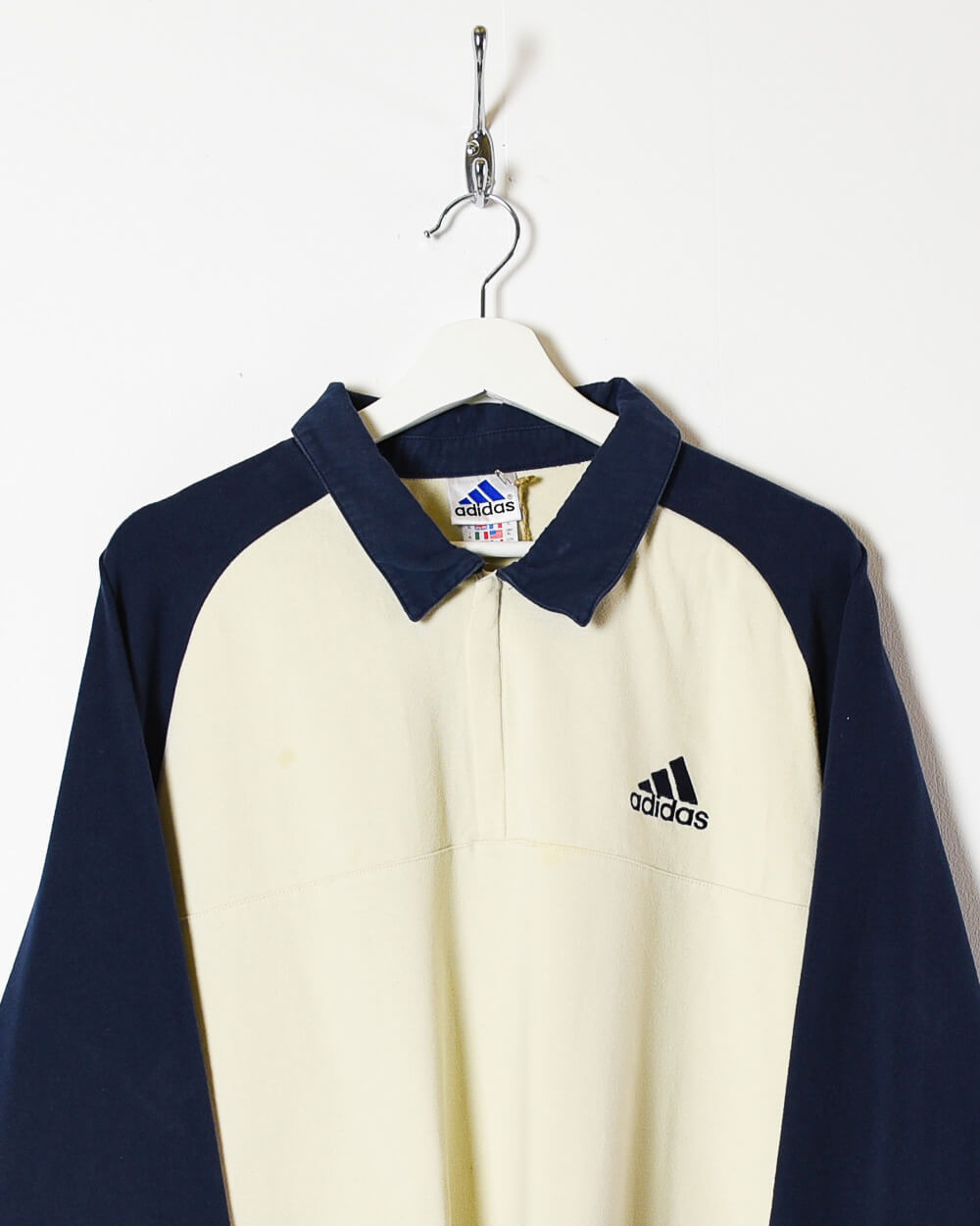Neutral Adidas Rugby Shirt - X-Large