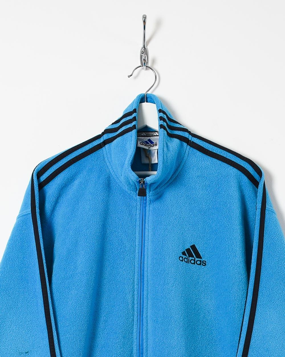 Blue Adidas Zip-Through Fleece - Large