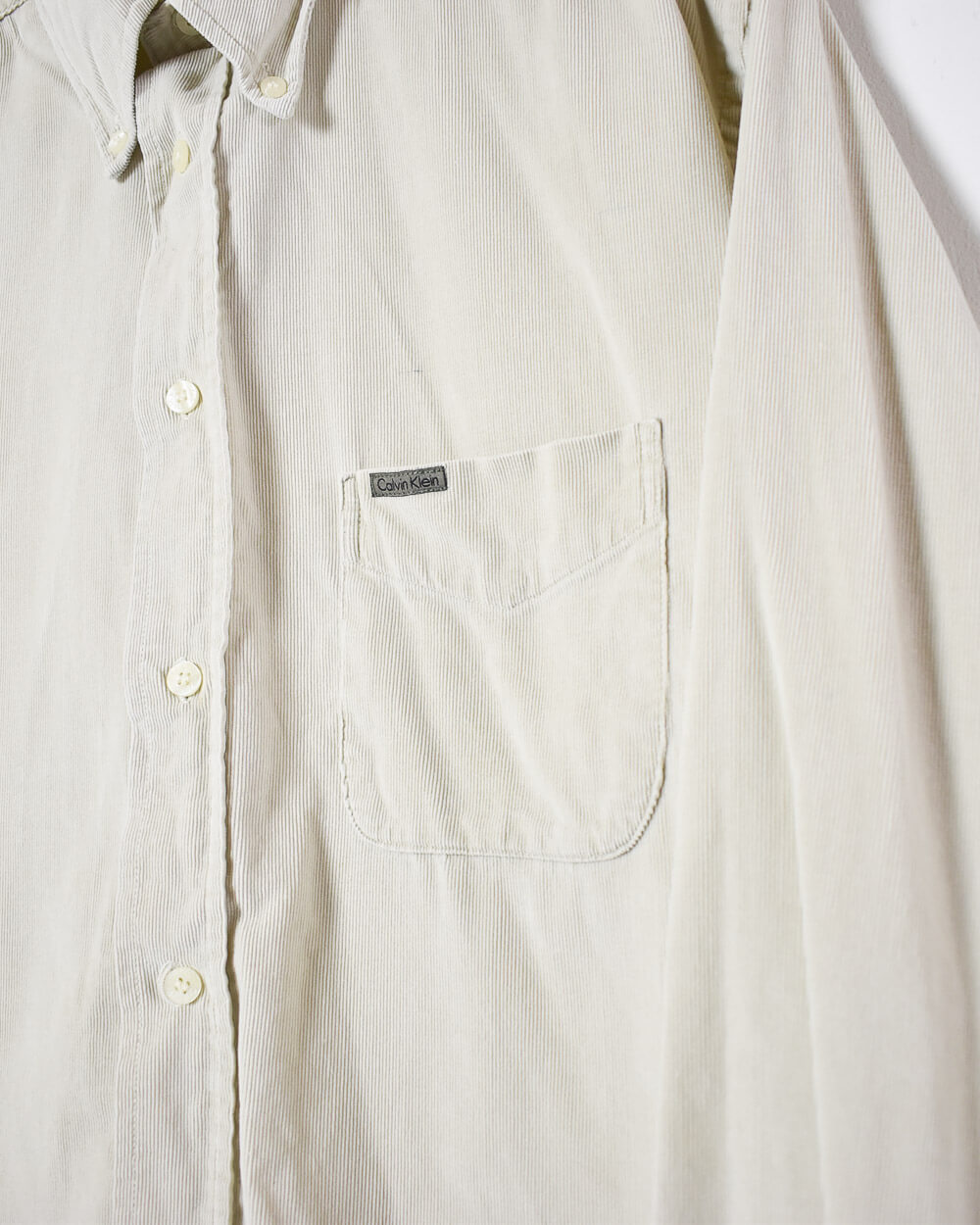 Neutral Calvin Klein Jeans Courduroy Shirt - Large