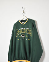 Vintage 90s Cotton Mix Black Fan Green Bay Packers Sweatshirt - Small–  Domno Vintage