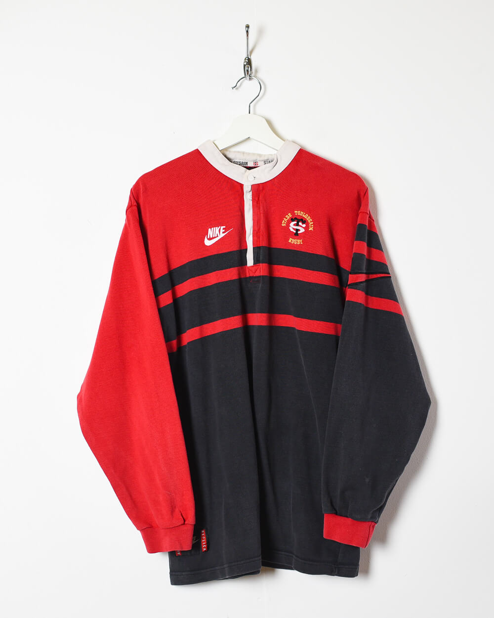 Red Nike Stade Toulousain Rugby Shirt - Large