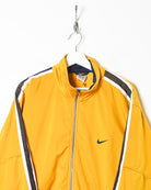 Yellow Nike Tracksuit Top - X-Large
