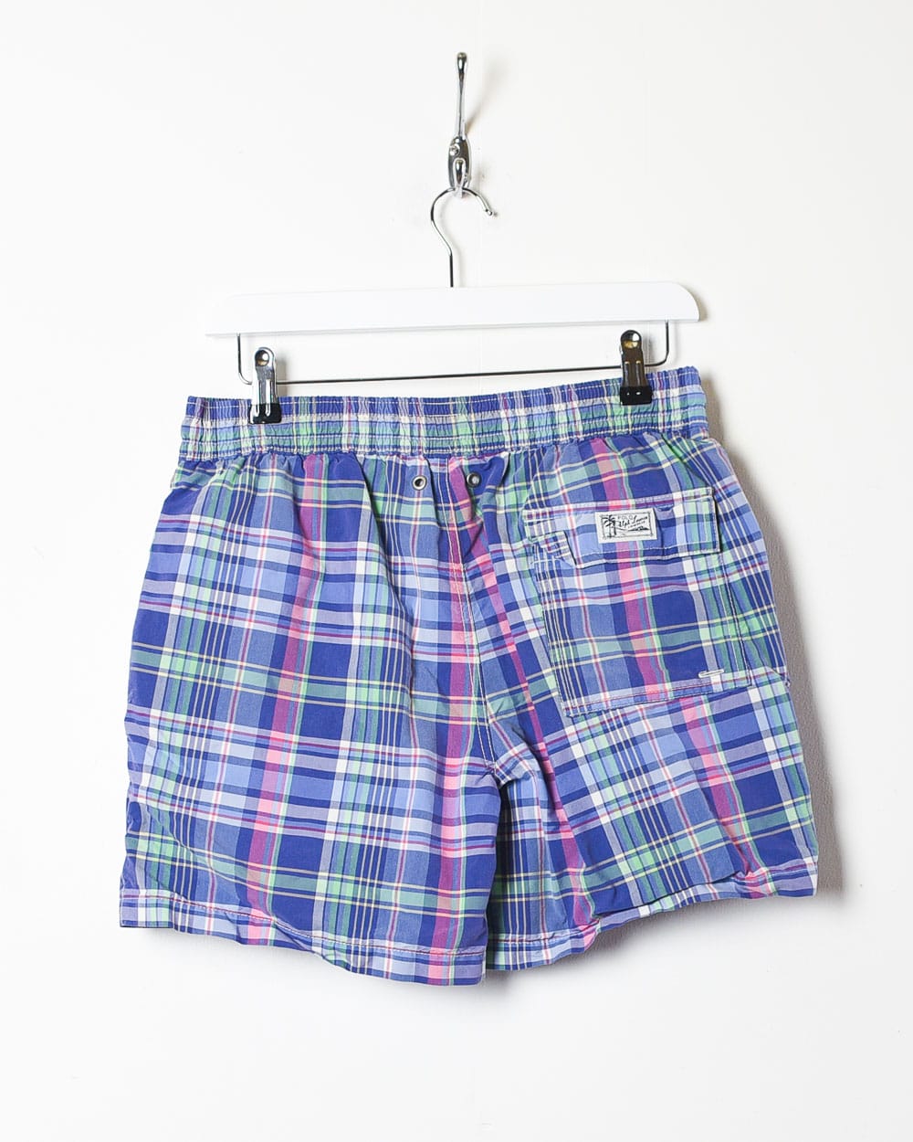 Multi Polo Ralph Lauren Checked Mesh Shorts - Small