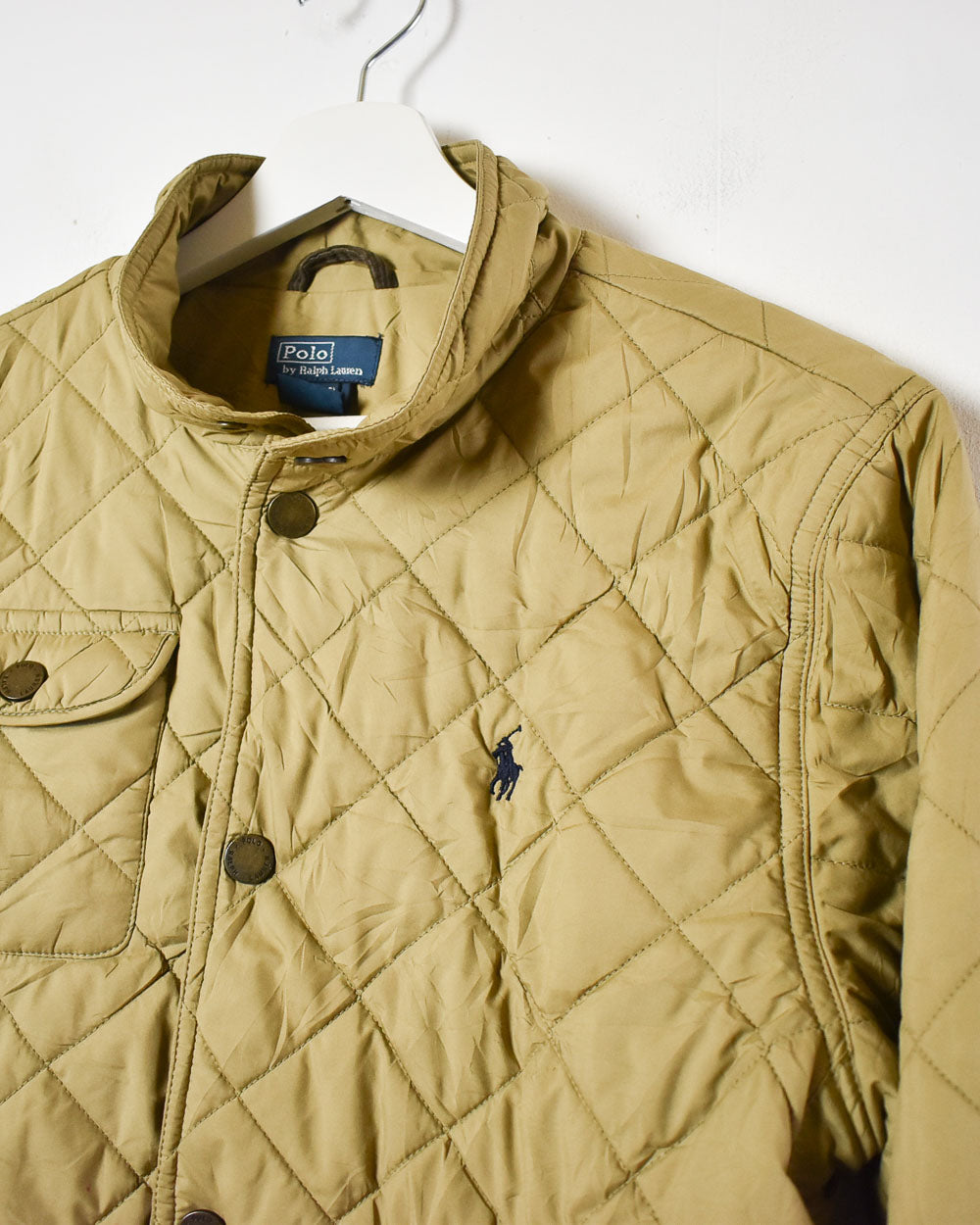 Vintage 90s Neutral Polo Ralph Lauren Women's Padded Jacket