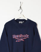 Navy Reebok Sweatshirt - X-Large