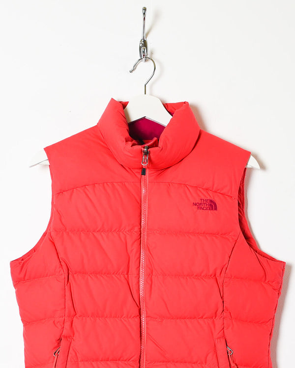 Red The North Face Women's 700 Down Gilet - Medium