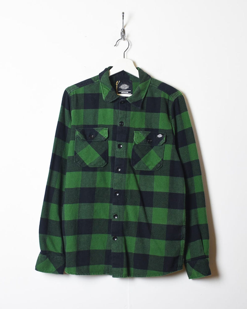 Green Dickies Flannel Shirt - Medium