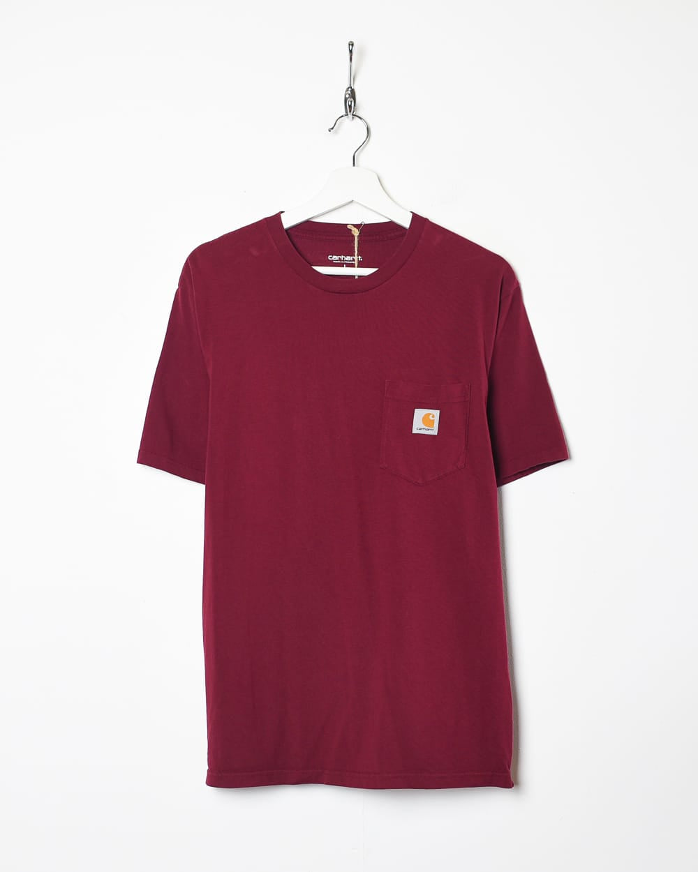 Maroon Carhartt Pocket T-Shirt - Large