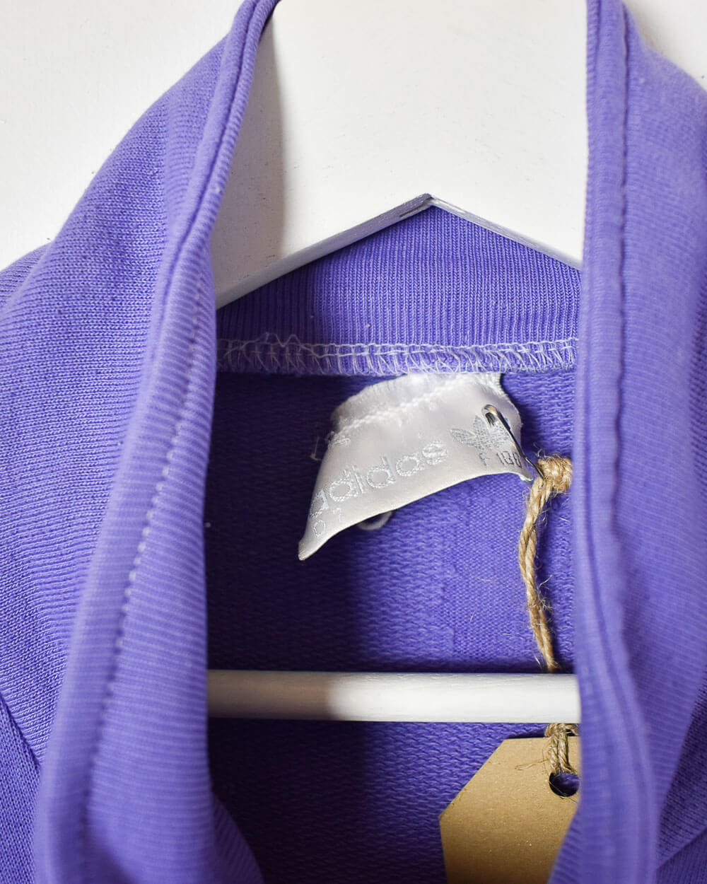 Purple Adidas 1/4 Zip Sweatshirt - Medium