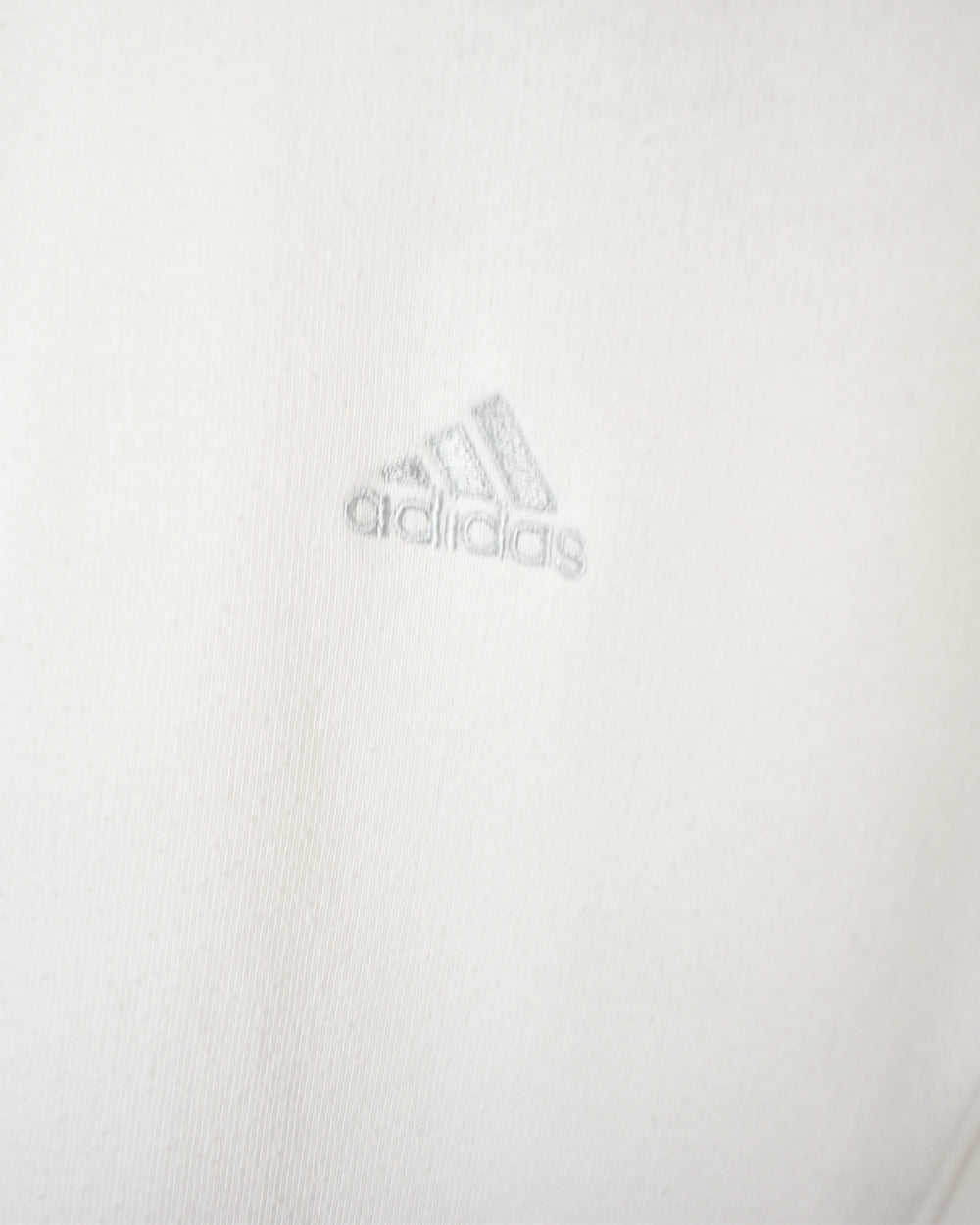 White Adidas 1/4 Zip Sweatshirt - Small women's