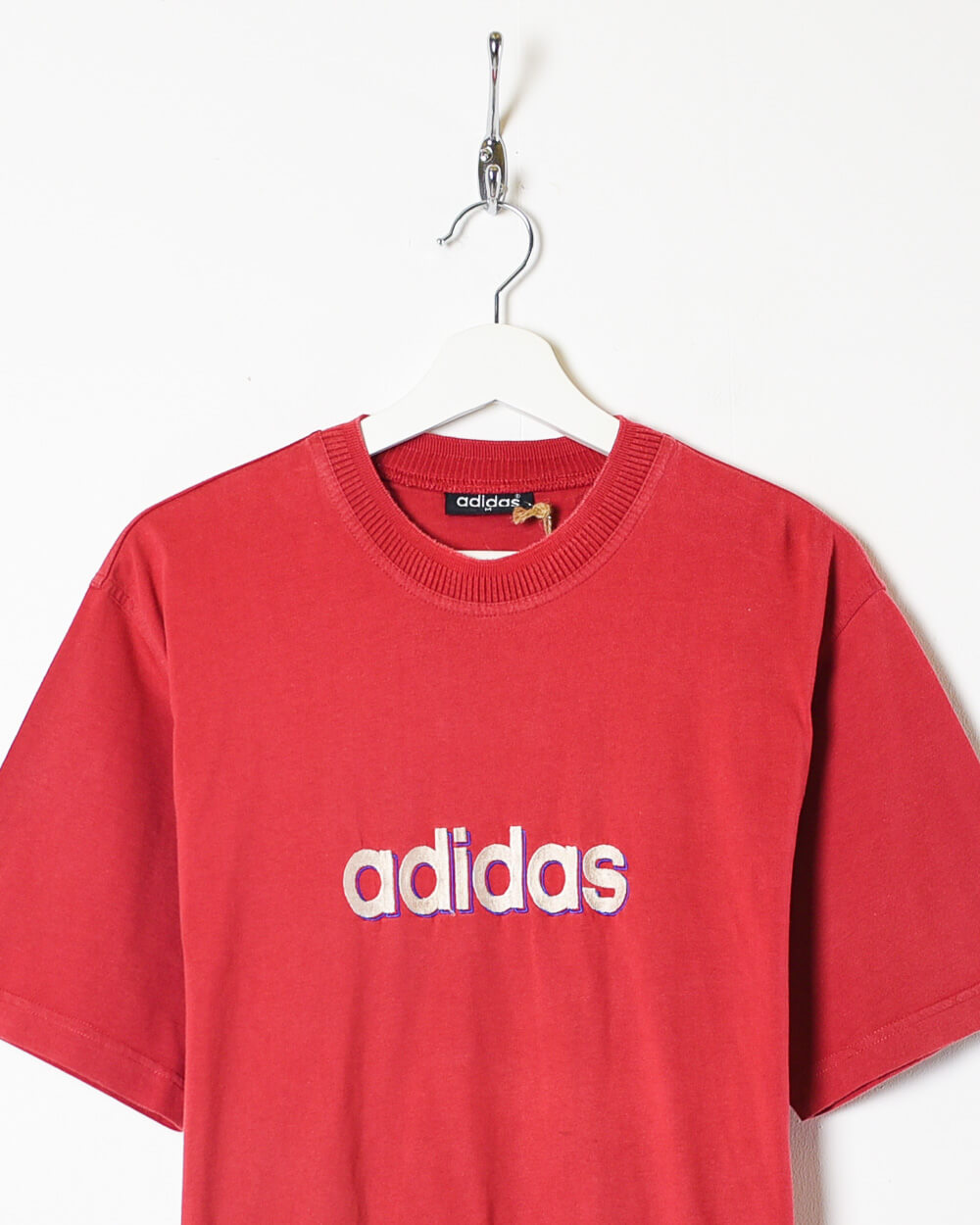 Red Adidas T-Shirt - Medium