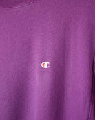 Purple Champion Reverse Weave Sweatshirt - Small