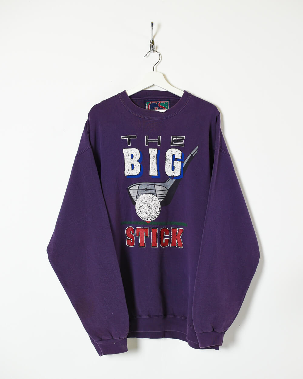 Purple GS Golf The Big Stick Sweatshirt - XX-Large