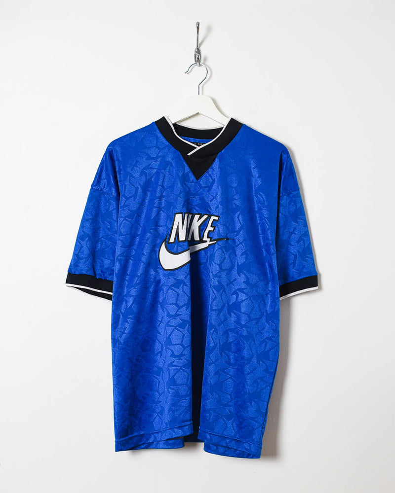Vintage 00s Blue Nike 1860 Munich 2001/02 Home Football Shirt - X-Large  Polyester– Domno Vintage