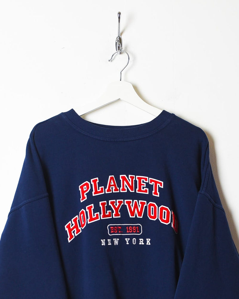 Navy Planet Hollywood Sweatshirt - XX-Large