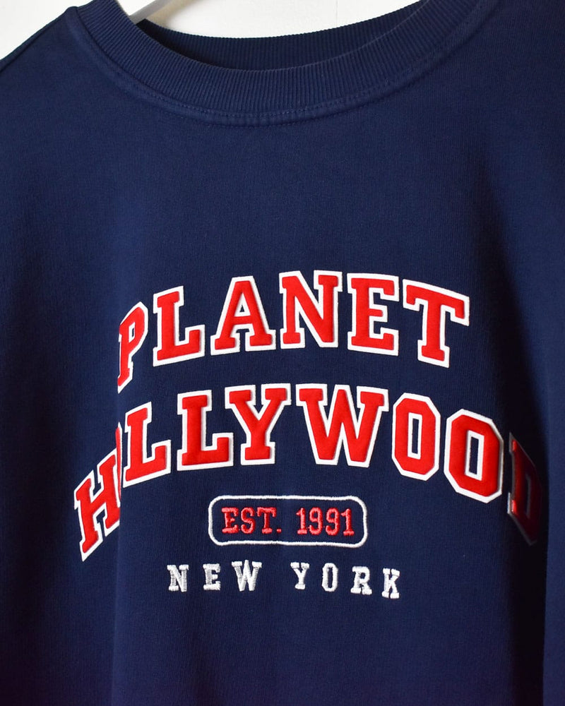 Navy Planet Hollywood Sweatshirt - XX-Large