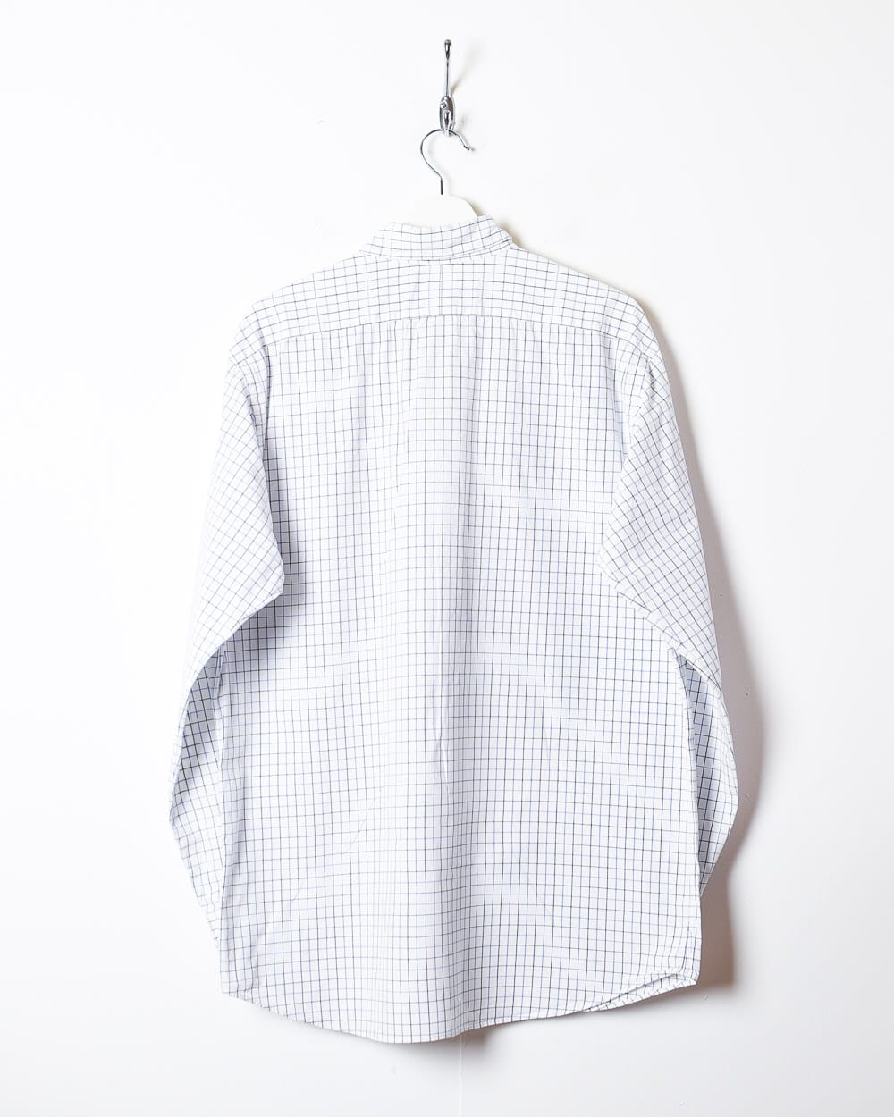 White Polo Ralph Lauren Checked Shirt - Large