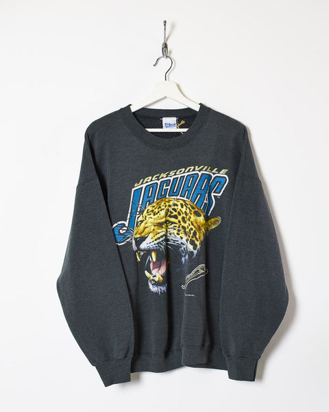 Vintage 90s Cotton Mix Black Salem Sportswear Jacksonville Jaguar  Sweatshirt - Medium – Domno Vintage