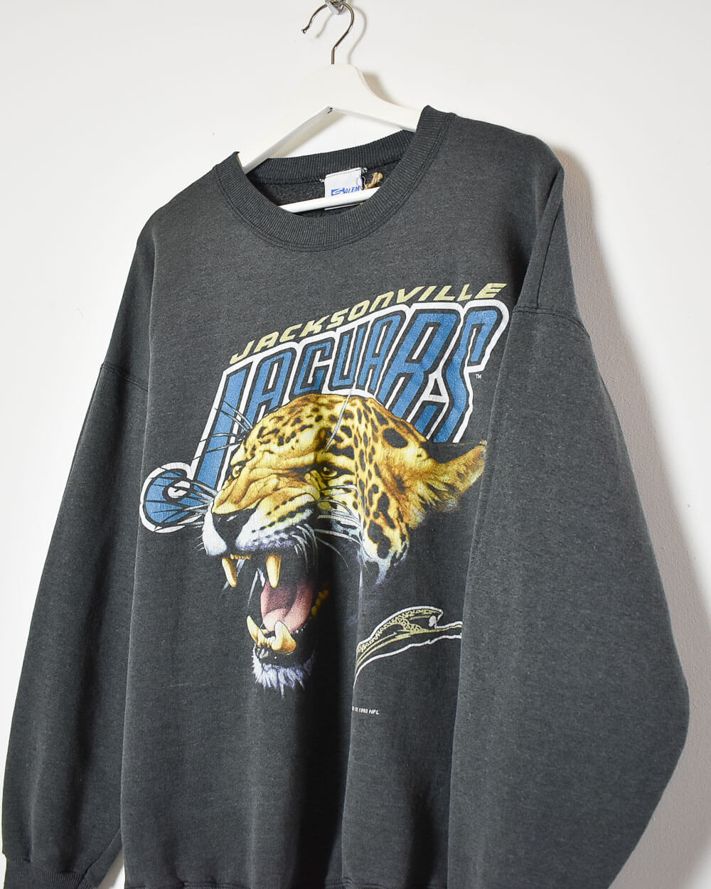 Grey Salem Jacksonville Jaguars Sweatshirt - Medium