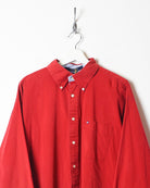 Red Tommy Hilfiger Shirt - X-Large