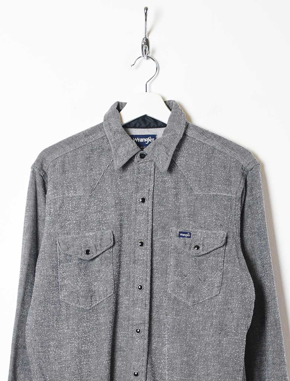 Grey Wrangler Textured Shirt - Medium