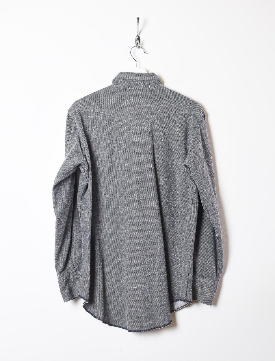 Grey Wrangler Textured Shirt - Medium