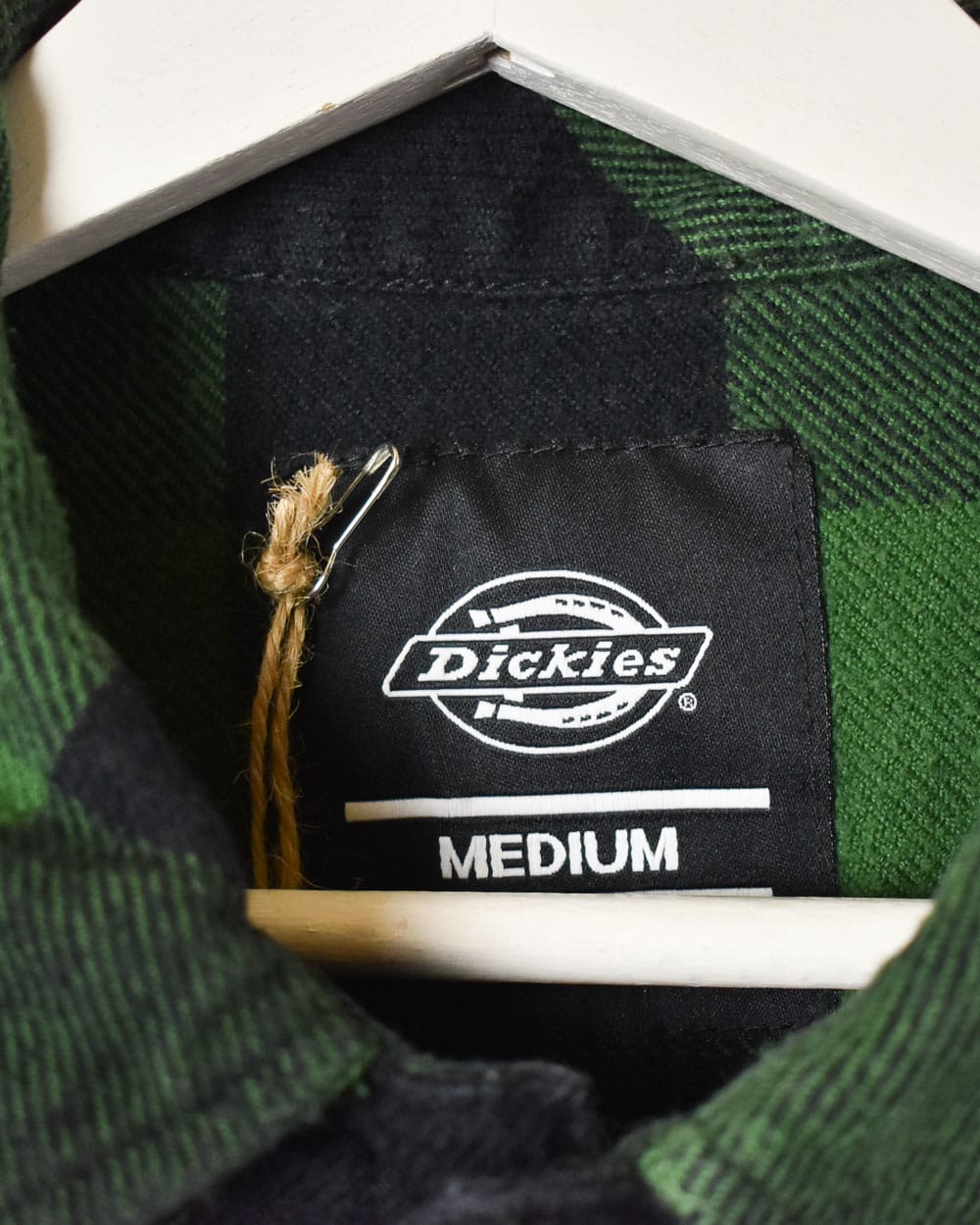 Green Dickies Flannel Shirt - Medium