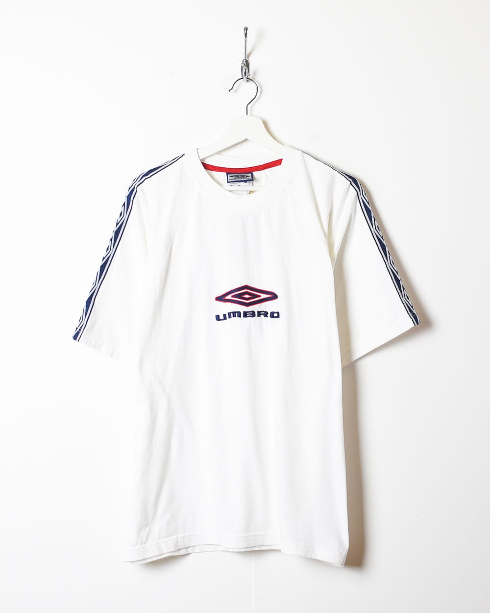 White Umbro T-Shirt - Large