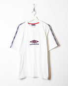 White Umbro T-Shirt - Large