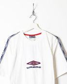 White Umbro T-Shirt - Large