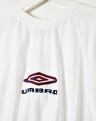 White Umbro T-Shirt - Large