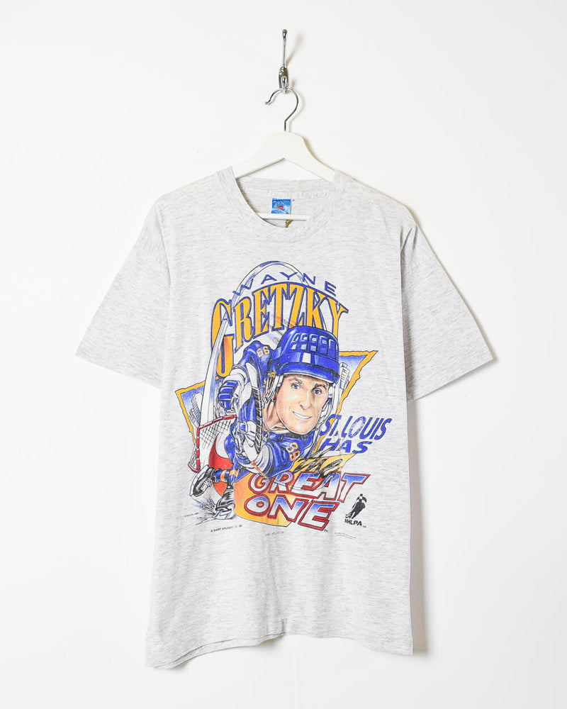 Vintage 90s Cotton Stone Vintage NHL Wayne Gretzky Great One T-Shirt -  X-Large– Domno Vintage