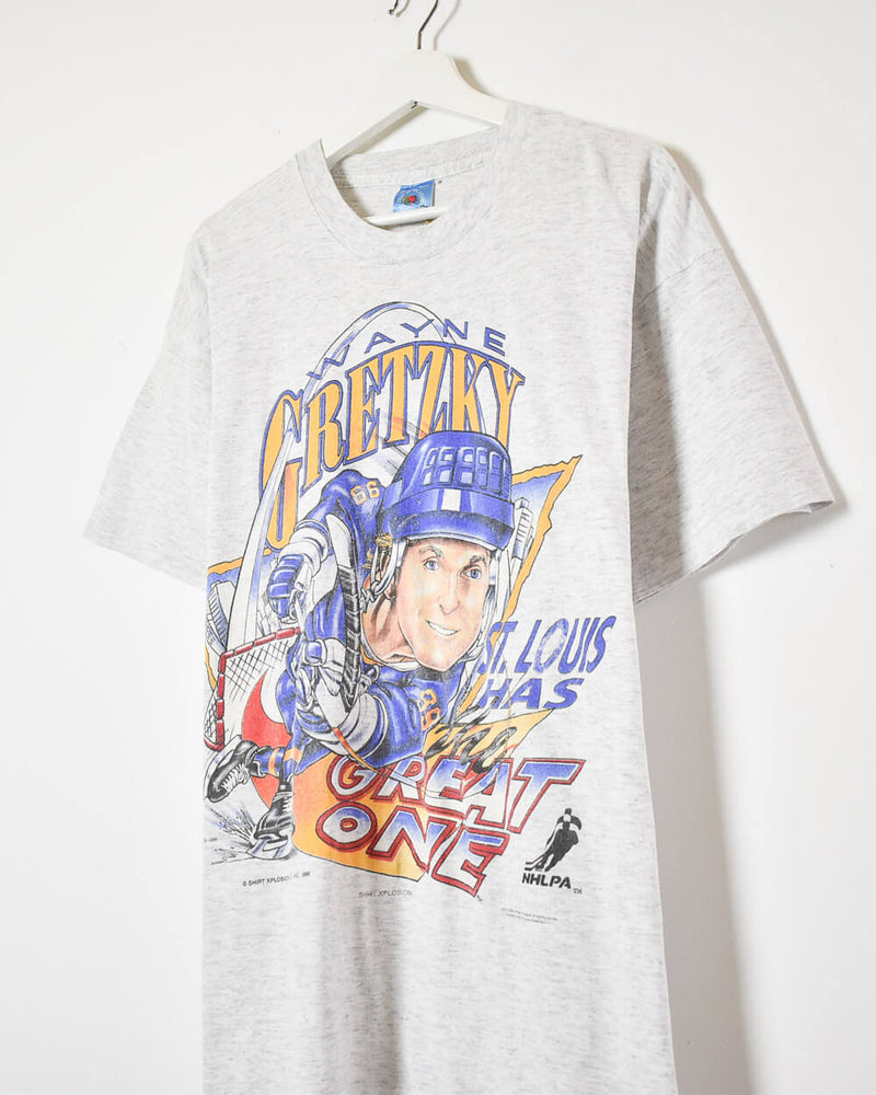 Vintage 90s Cotton Stone Vintage NHL Wayne Gretzky Great One T-Shirt -  X-Large– Domno Vintage