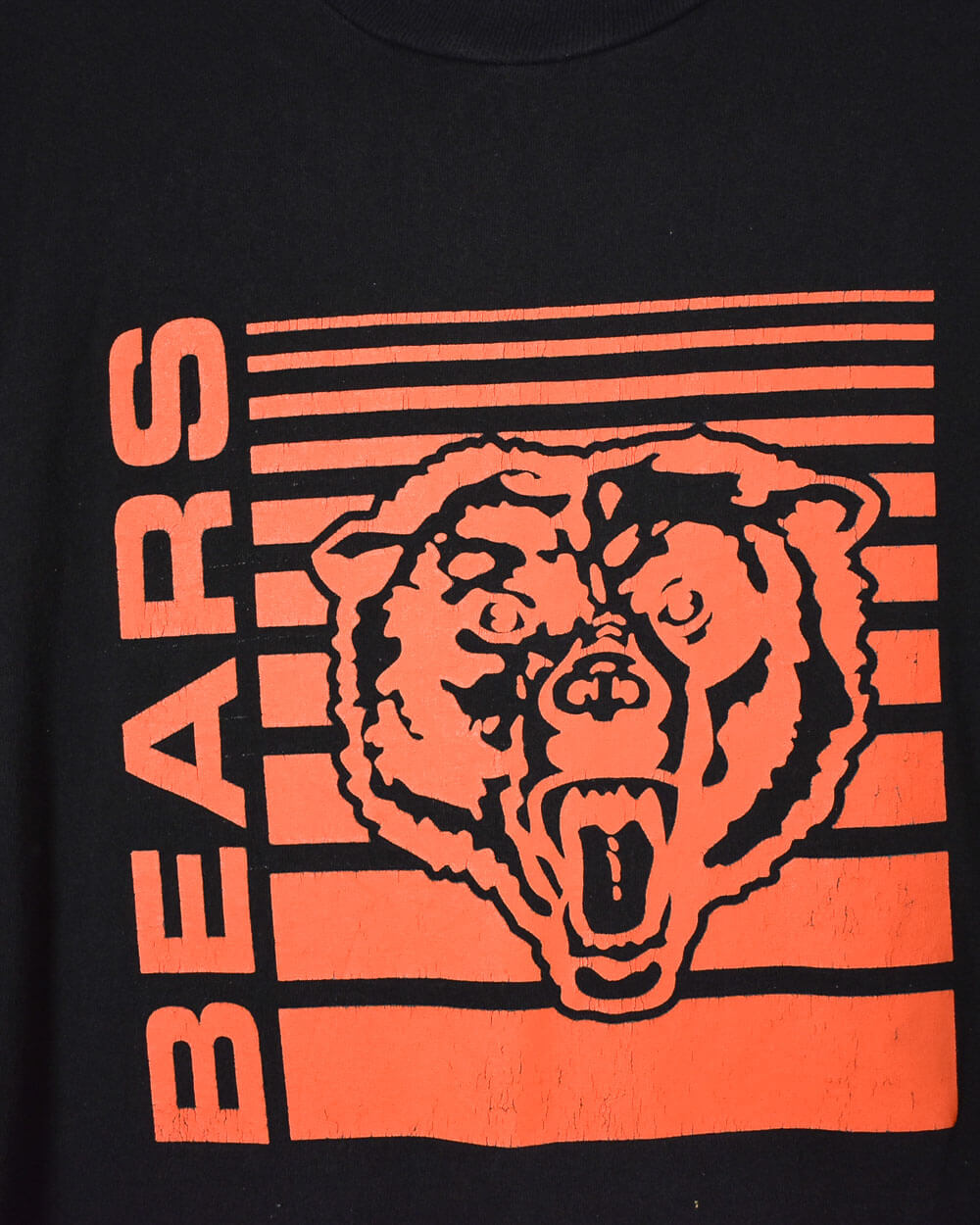 Black Jerzees Chicago Bears T-Shirt - X-Large