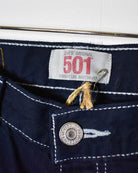 Navy Levi's 501 Jeans - W30 L30