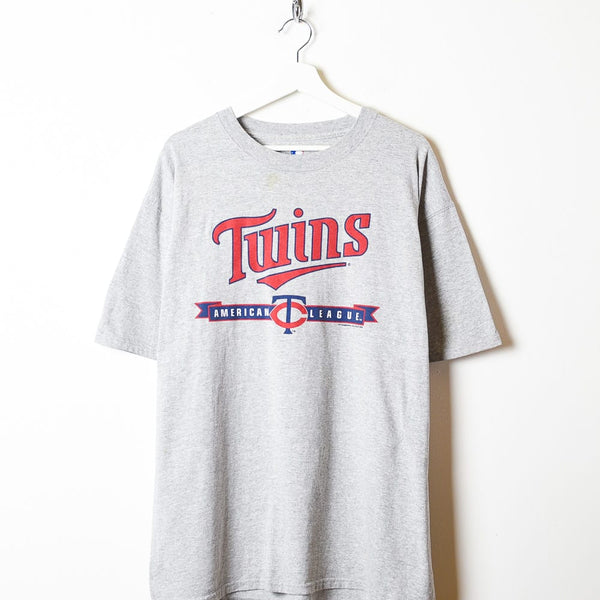 Vintage 00s Stone MLB Minnesota Twins T-Shirt - X-Large Cotton– Domno  Vintage