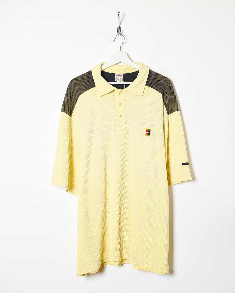 Yellow Nike Challenge Court Polo Shirt - XX-Large