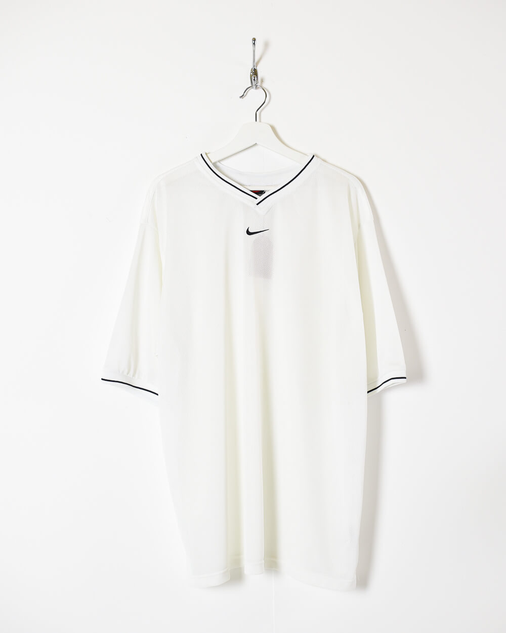 White Nike Mesh T-Shirt - XX-Large