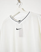 White Nike Mesh T-Shirt - XX-Large