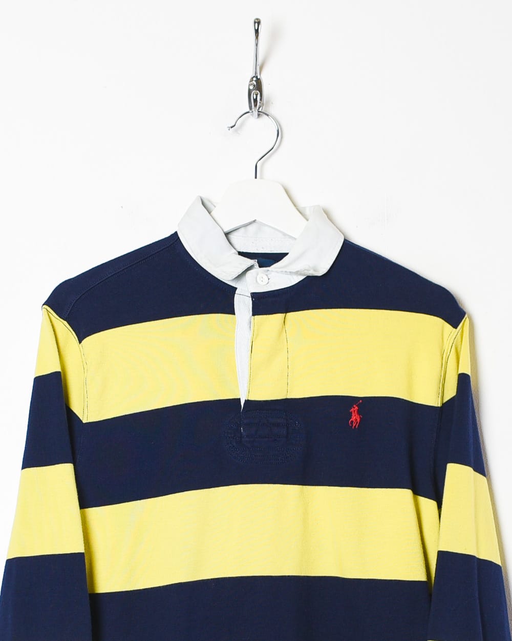 Yellow Polo Ralph Lauren Rugby Shirt - Small