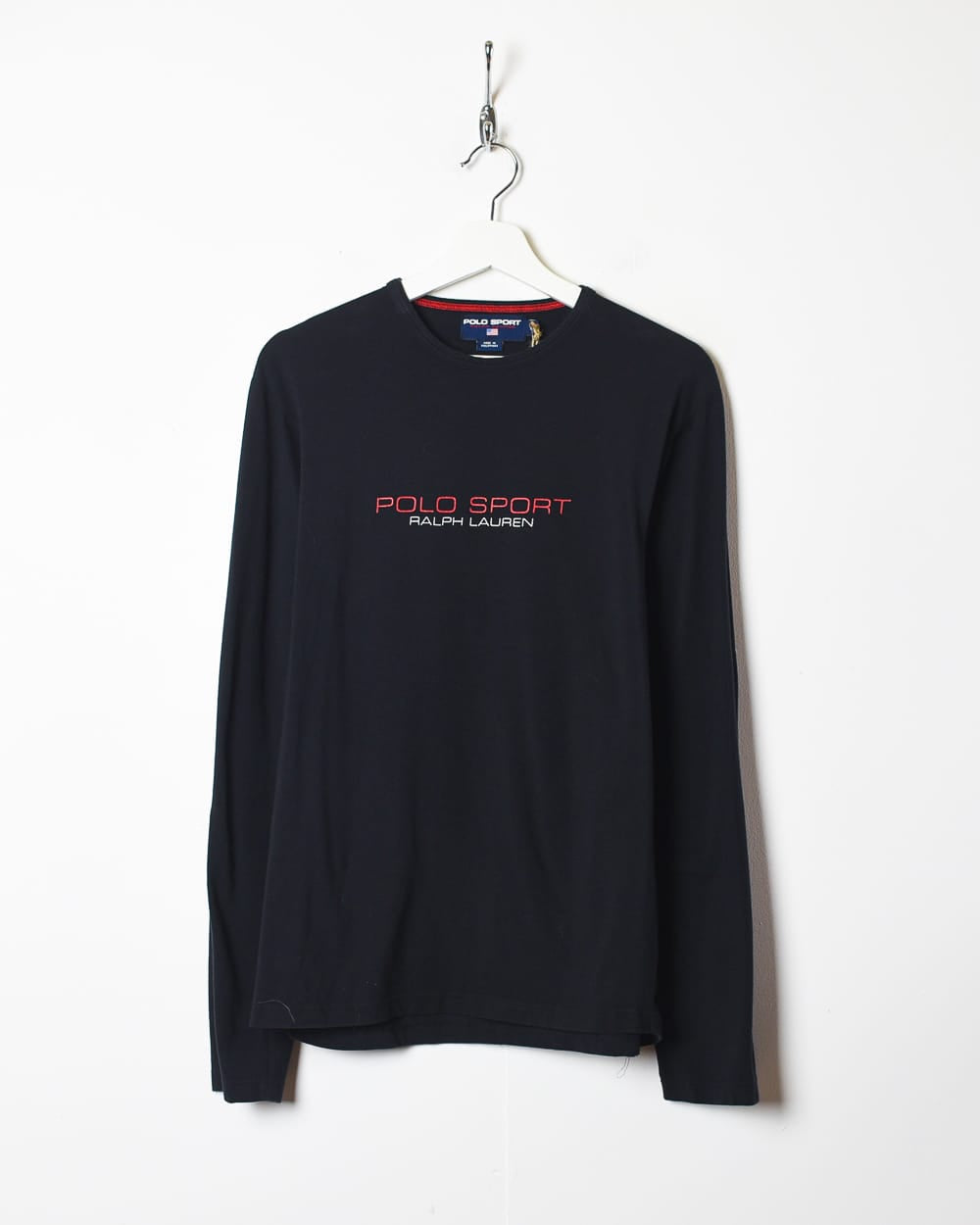 Black Polo Sport Ralph Lauren Long Sleeved T-Shirt - Medium