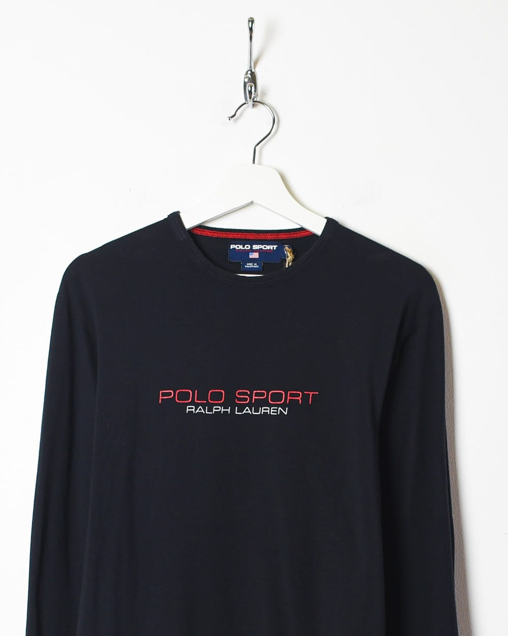 Black Polo Sport Ralph Lauren Long Sleeved T-Shirt - Medium
