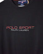 Black Polo Sport Ralph Lauren Long Sleeved T-Shirt - Medium