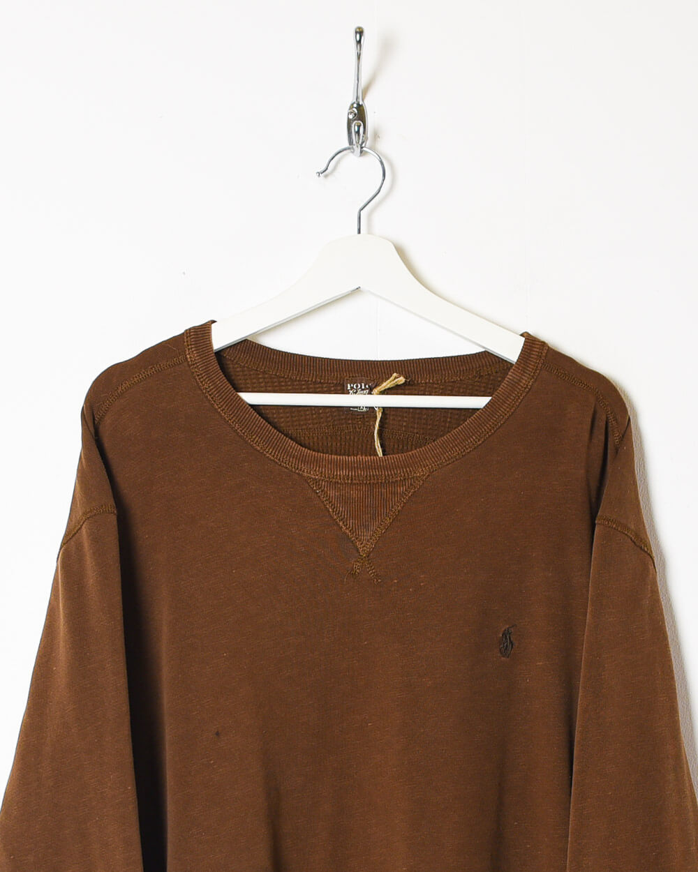 Brown Ralph Lauren Lined Sweatshirt - X-Large