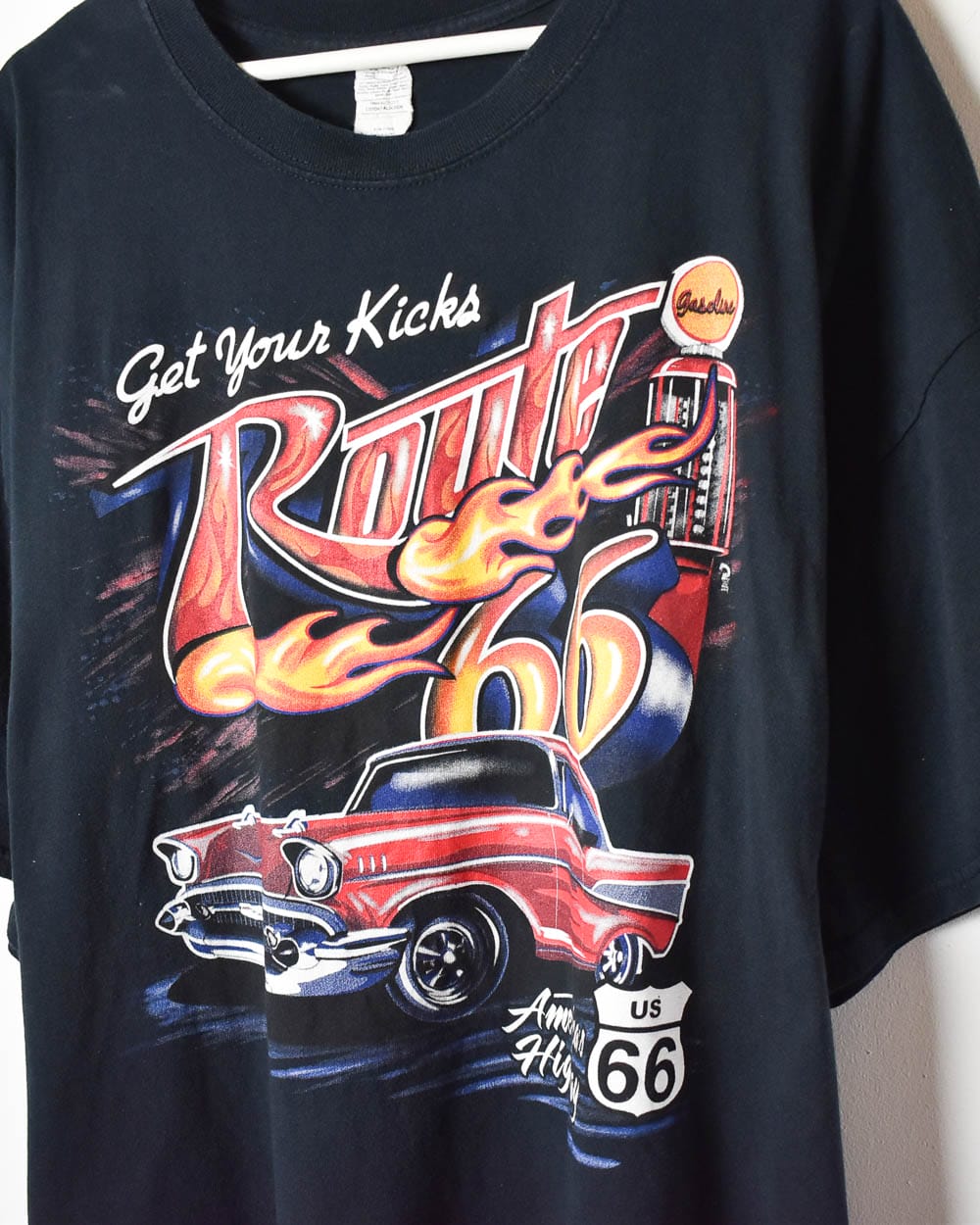 Black Route 66 T-Shirt - XX-Large