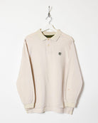 Neutral Timberland Long Sleeved Polo Shirt - Small
