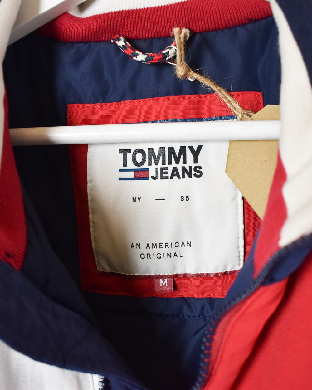 Navy Tommy Jeans Puffer Jacket - Medium